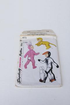 40s 50s vintage pink bunny suit costume sewing pattern, Ralphie A Christmas Story