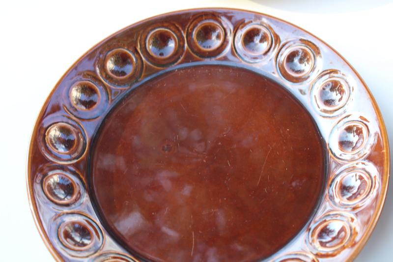 60s vintage mod dots Portmeirion pottery Susan Williams Ellis Jupiter pattern plates