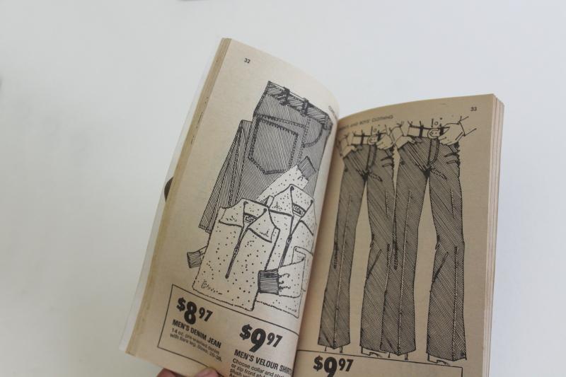 70s vintage Copps department store paperback book catalog, sale homewares, clothes etc