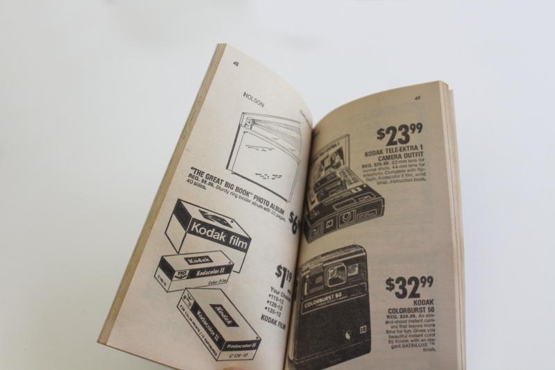 70s vintage Copps department store paperback book catalog, sale homewares, clothes etc