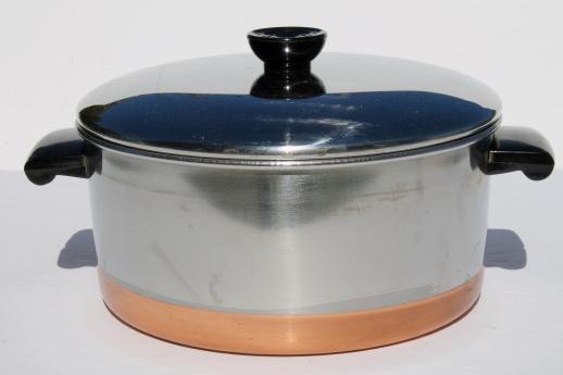 copper bottom pots revere