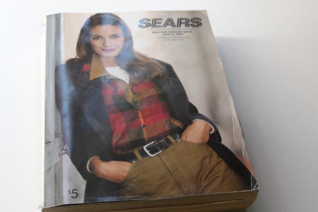 90s Sears catalog big book Fall Winter 1992 1993 vintage electronics, fashion, home goods