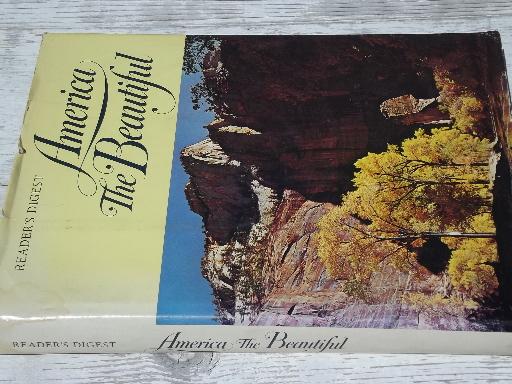 America the Beautiful / Scenic Wonders, vintage Reader's Digest photo books