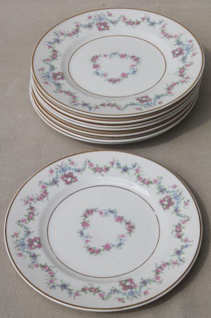 Arcadia Old Ivory Syracuse china, vintage bread and butter plates w ...