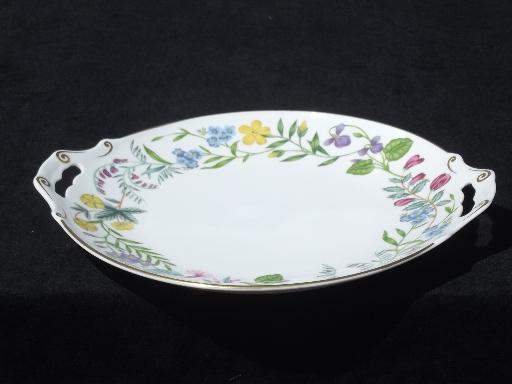 Arcadia Royal Worcester oven to table china under plate or handled round platter