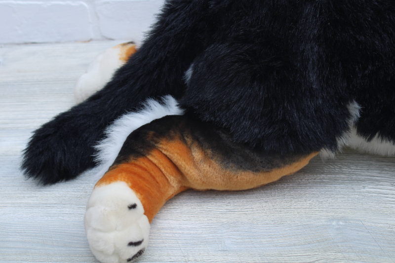 Australian Shepherd or Border Collie large stuffed toy dog, life size puppy plush dog model