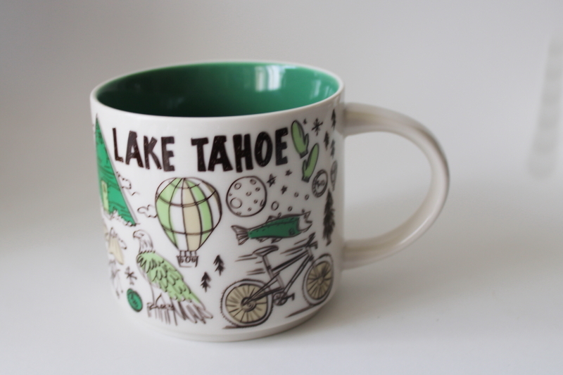 Been There Lake Tahoe Starbucks coffee mug dated 2019