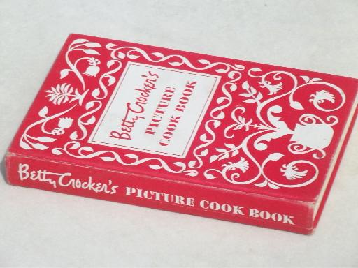 Betty Crocker's Picture Cook Book, vintage 1950 Betty Crocker cookbook 