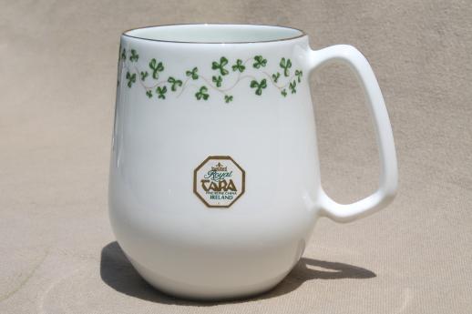 British Isles coffee cups & tea mugs, lot of Scots & Irish porcelain souvenir china
