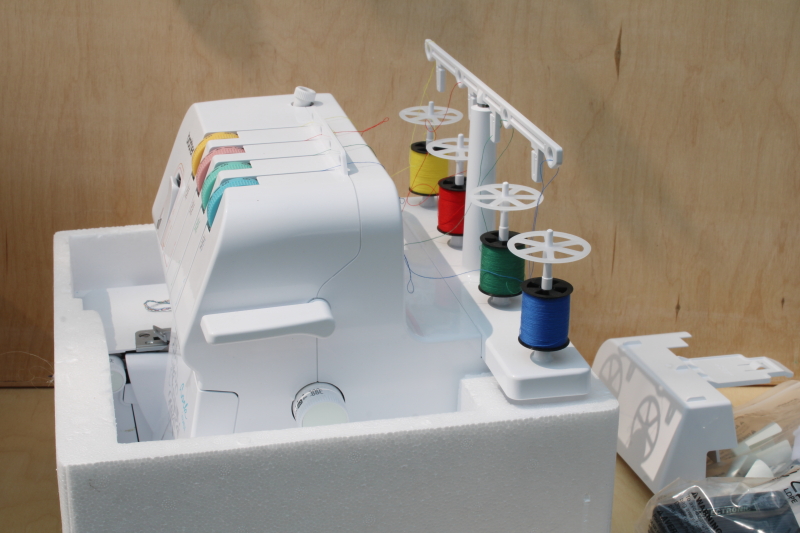 Brother 1634DX four thread serger sewing machine in original box, never