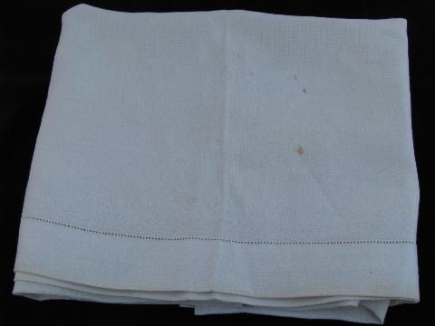 Congress Hotel - Chicago, antique vintage damask towel, 1917