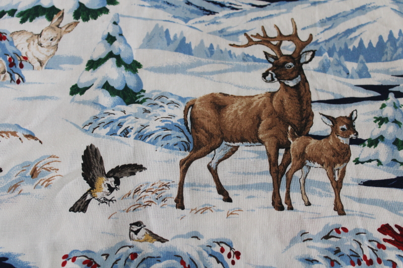 Camping Fabric Whispering Pines by Ruby Ritz Fly Fishing Woodland Rustic  Hunting Bear Moose Cotton Fabric by the Yard With Spoonflower 