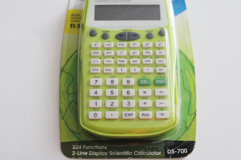 DS 700 36 Datexx scientific calculator, earth friendly, sealed original package