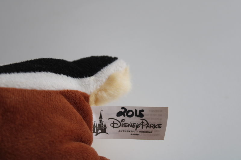 Disney Parks 2015 Chip n Dale chipmunk Dale toy plush character