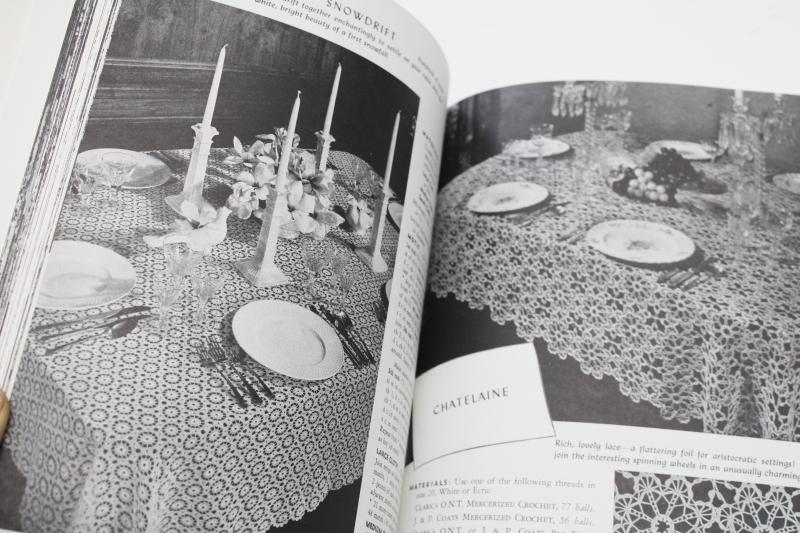 Dover book vintage crochet patterns, lace tablecloths and motifs for bedspreads, curtains