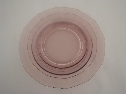 Fostoria Fairfax Rose Pink 7 ½” Salad/Dessert Plate s 
