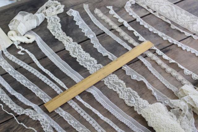5/8 Ecru French Lace Edging - Sew Vintagely