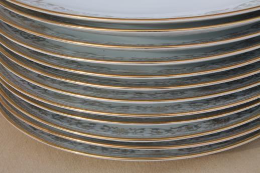 Gracelyn Noritake china dinner plates set of 12, vintage Noritake dinnerware