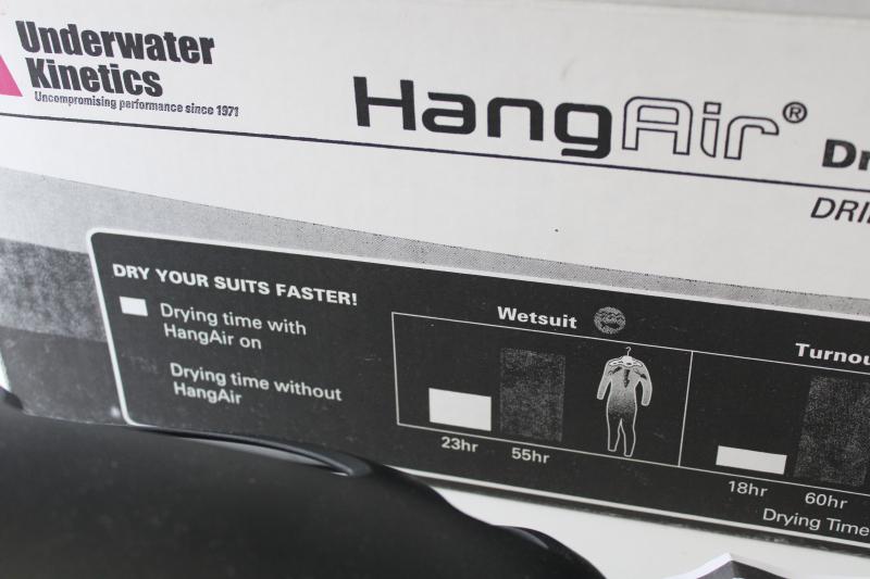 HangAir electric fan clothes dryer hanger for drying wetsuits, outerwear 