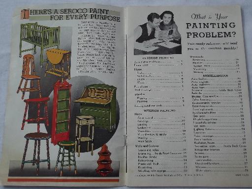 How to Paint (houses), 1938 book from Sears Roebuck, bungalow kit home