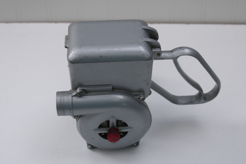 JP Midget Duster vintage hand crank garden dust applicator, small farm tool