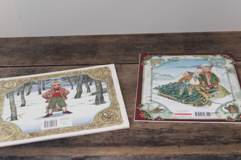 Jan Brett holiday stories, Home for Christmas, Gingerbread Baby softcover books
