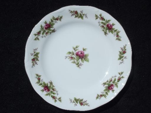 Johann Haviland new Traditions china moss rose plates and bowls for 4