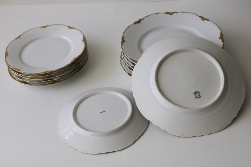 Lenox USA Winter Greetings cardinal pattern china dinner plates set of 6