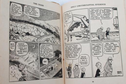 Little Orphan Annie in the Circus, vintage 1920s book of comic strips