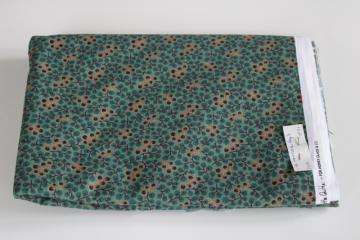 Little Quilts Henry Glass print cotton quilting fabric, Christmas bayberry green branches