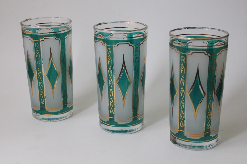 https://laurelleaffarm.com/item-photos/MCM-barware-vintage-Libbey-highball-glasses-emerald-diamond-teal-green-gold-Laurel-Leaf-Farm-item-no-wr011311-1.jpg