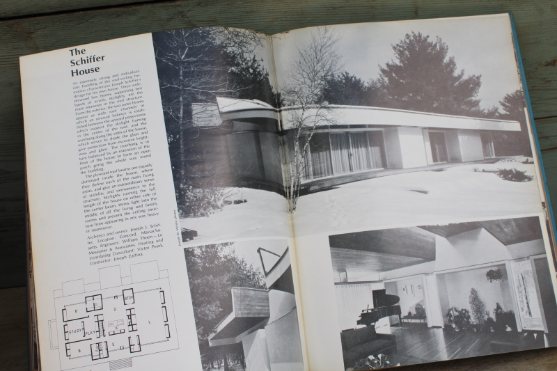 MCM modernist architectural design 70s vintage book Houses Architects Design For Themselves