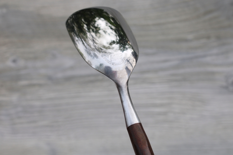 MCM vintage Ekco Eterna Canoe Muffin bonbon spoon or sugar shovel
