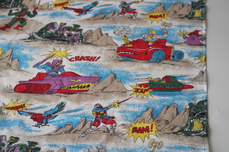 Masters of the Universe vintage Peter Pan print cotton blend fabric curtain panels