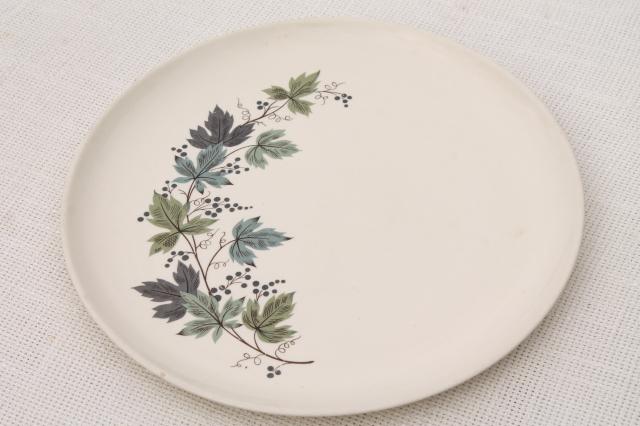 Melody Lane vintage Homemaker dinnerware w/ grapes & vines, Taylor Smith Taylor china