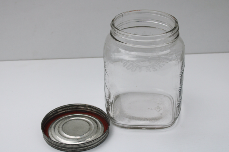 https://laurelleaffarm.com/item-photos/Monarch-coffee-jar-vintage-embossed-glass-canister-metal-lid-gallon-jar-Laurel-Leaf-Farm-item-no-wr061206-5.jpg