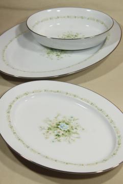 Rare Fine China Of Japan Wild Flower 7 3/4" Salad Bread Plate New Mint Condition 