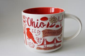 Ohio Been There Across the Globe Starbucks coffee mug dated 2019