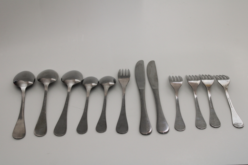 Pottery Barn PBN7 stainless flatware, estate lot gently used silverware