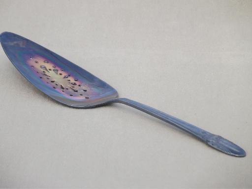 Rogers / International Silver First Love vintage silver plated cake server