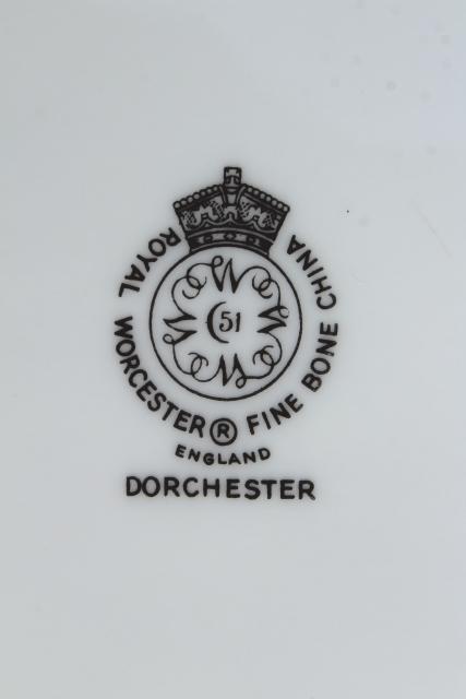 Royal Worcester Dorchester china, huge platter - turkey platter or serving tray