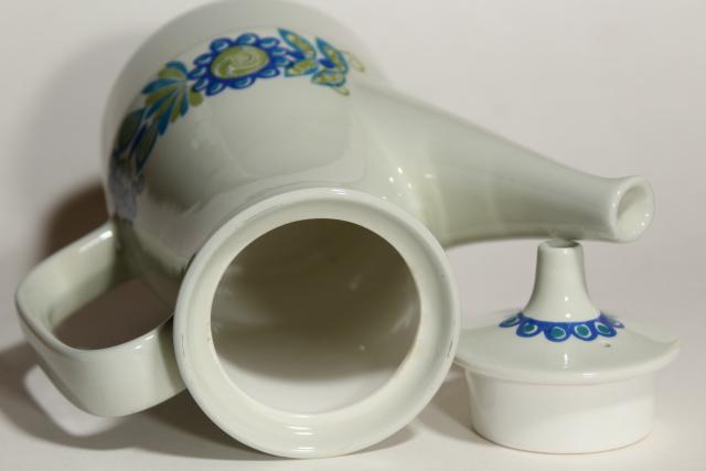 Scandinavian modern 60s vintage Figgjo Flint Tor Viking Turi design ceramic coffee pot set
