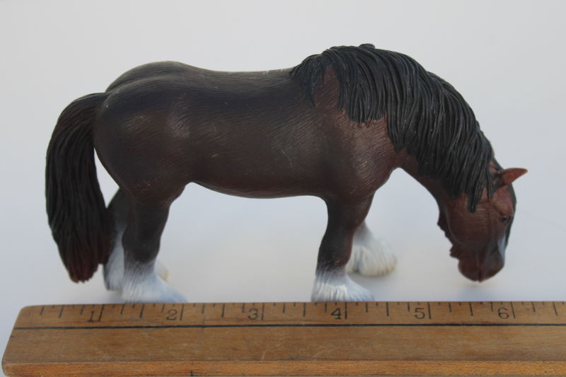 Schleich Clydesdale Horse 2005 Plastic Figure Figurine