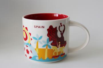 Spain Starbucks You Are Here coffee mug dated 2019