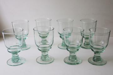 https://laurelleaffarm.com/item-photos/Spanish-green-sea-glass-color-chunky-water-goblets-or-wine-glasses-Laurel-Leaf-Farm-item-no-rg0217130t.jpg