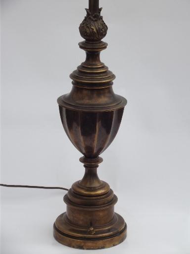 Stiffel Brass Lamp Antique Torch, Stiffel Brass Lamps Vintage