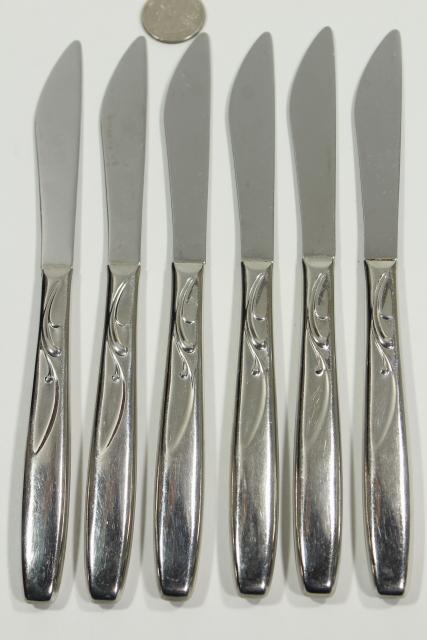 Superior stainless silverware, vintage International Silver flatware pattern INS138