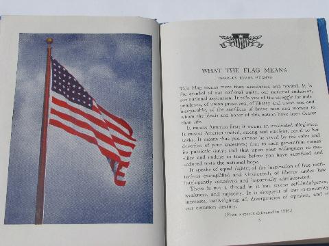The Flag of Our United States, Rand MaNally American Patriot's book, 1942