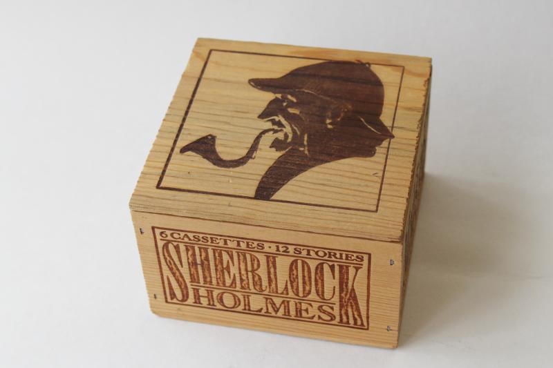 The Mind's Eye wood box set cassette tapes Sherlock Holmes radio show Gielgud / Richardson