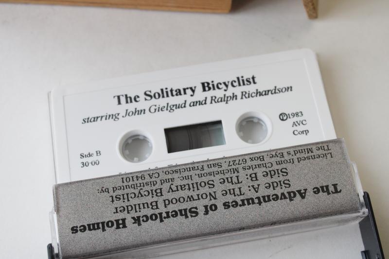 The Mind's Eye wood box set cassette tapes Sherlock Holmes radio show Gielgud / Richardson